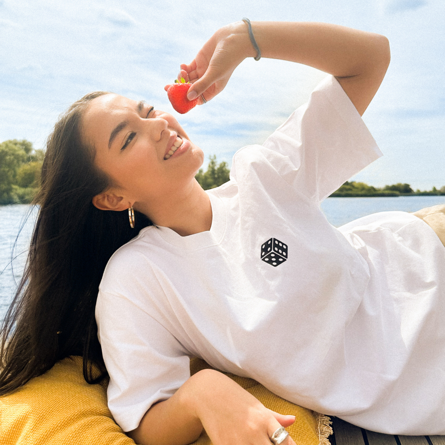 'DIVER' WHITE TEE
